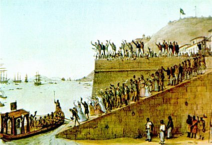 Ida Familia Real para o Brasil