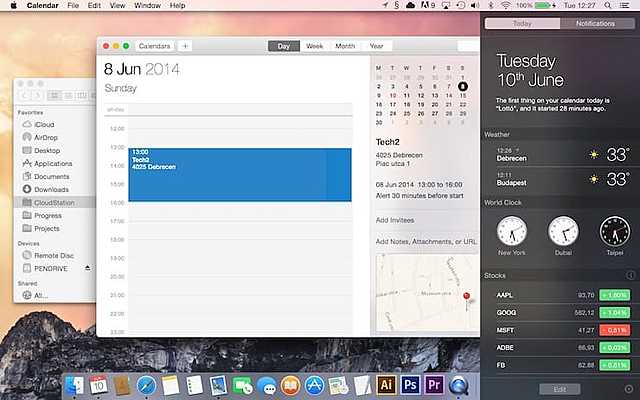 Mac OS X 10.10 Yosemite