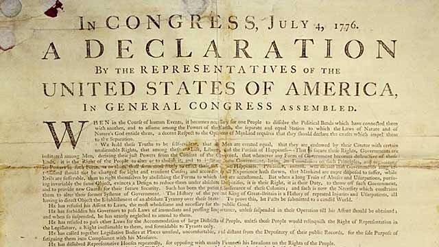Declaration of Independence of the United States.(It´s History, 2015)