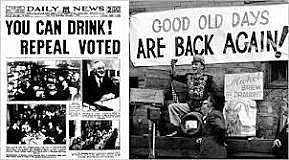 18th Amendment repealed (Prohibition)