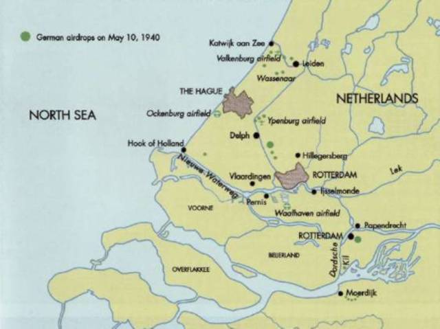 Defeat of the Netherlands, Belgium and Luxembourg by Germany
