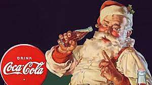 Coca cola utiliza la ilustracion de santa