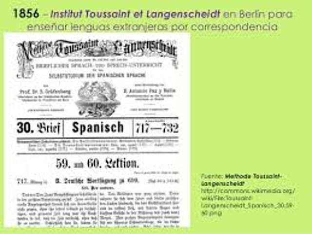 Institut Toussaint et Langenscheidt fue la primera institución de enseñanza por correspondencia