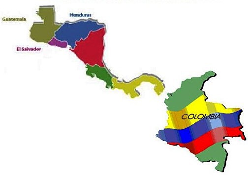 Triángulo del Norte -Colombia (El Salvador, Guatemala y Honduras)