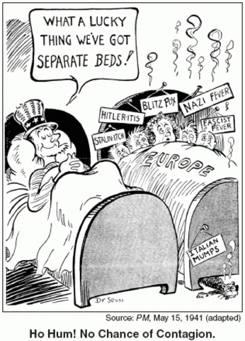 United States begins passing Neutrality Acts