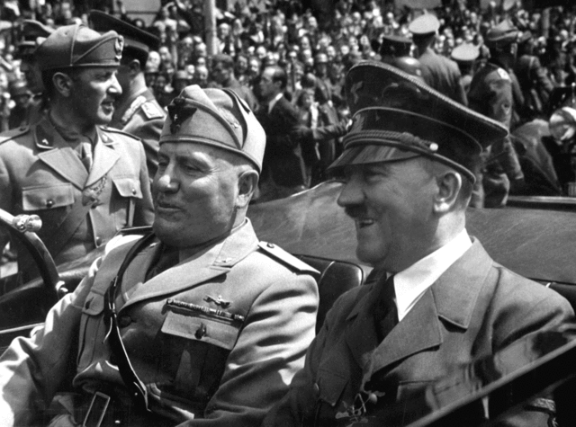 Italy enters the war on the side of Germany and invades France