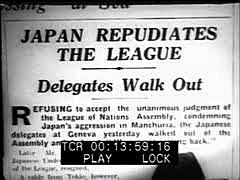 Japan leaves Leauge of Nations