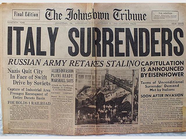 Italians surrender