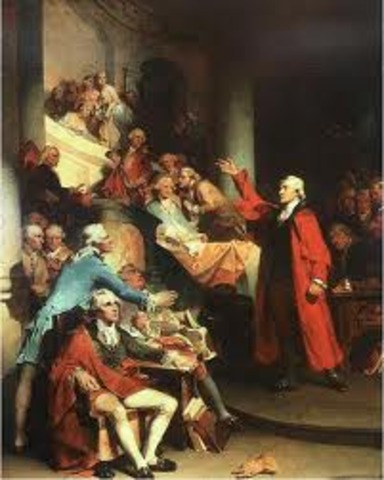 Patrick Henry's "Give me liberty, or give me death" speech