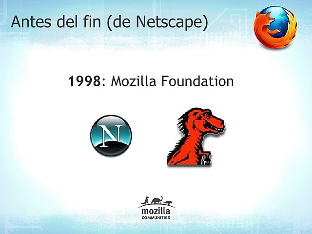 Netscape creó la organización Mozilla