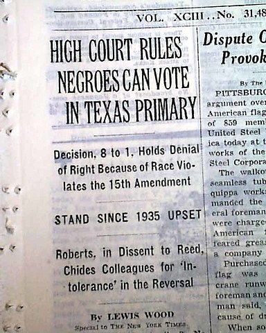 African Americans: Smith v. Allwright