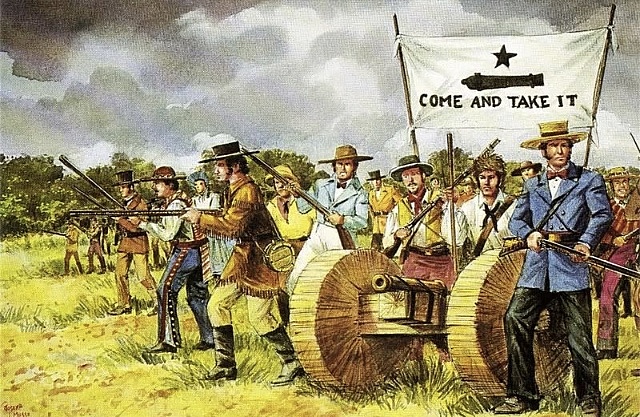Texan Revolution Broke out at Gonzales (1835)