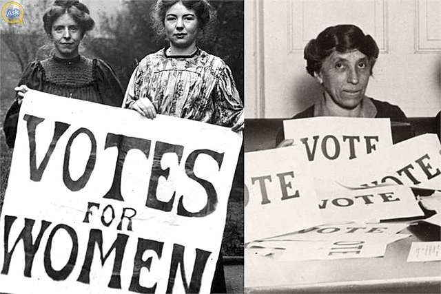 Women gained the right to vote.