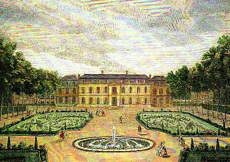 Se instaló en la residencia de su amiga Madame de Epinay