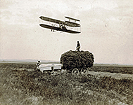 First complete circle of flying machine