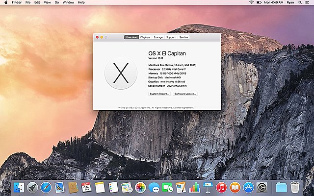 MacOS X El Capitán