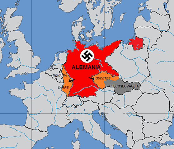 Hitler remilitariza la región de Renania