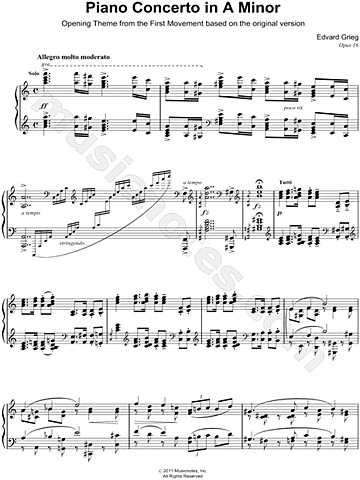 Escriu el seu famós Concert per a piano