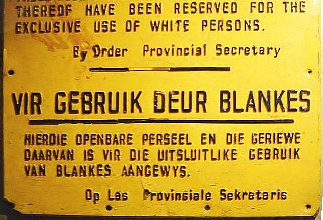 Apartheid zuid-Afrika