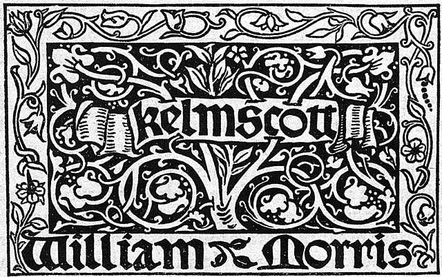 William Morris fundó la Kelmscott Press