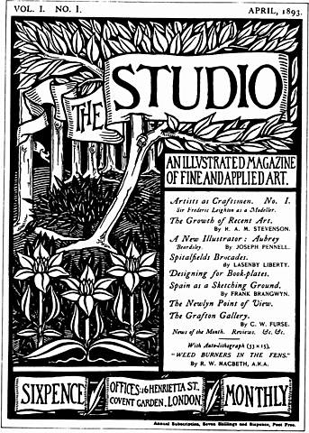 Fundación de la revista "The Studio".