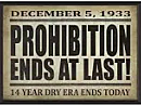 Prohibition Ends