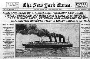 The Sinking of Lusitania