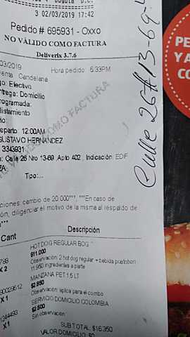 CANDELARIA. PRIORIDAD BAJA.