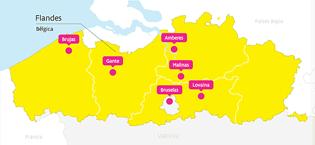 Regiones más florecientes de Europa.
