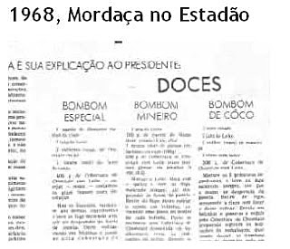 Receitas de bolos nos jornais