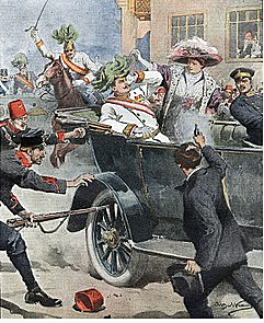 Assassination of Archduke Franz of Ferdinand.