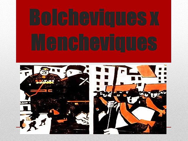 Divergencias internas no partido POSDR evidentes no congresso deste ( bolcheviques VS mencheviques)