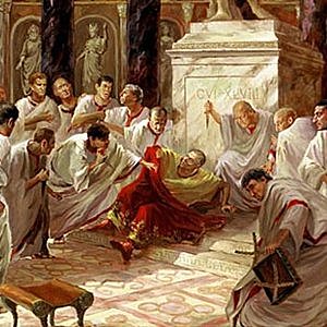 Julius Caesar murdered
