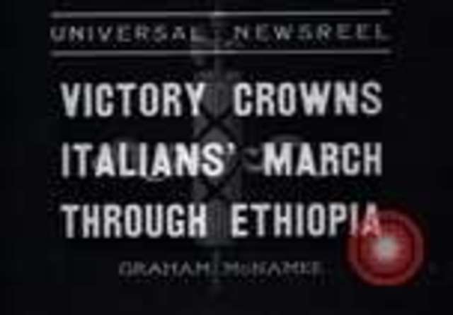 Italian troops conquer Ethiopia