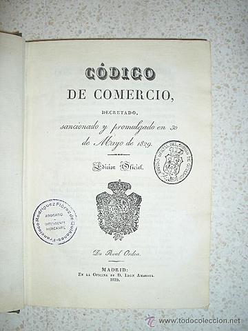 Código de comercio.