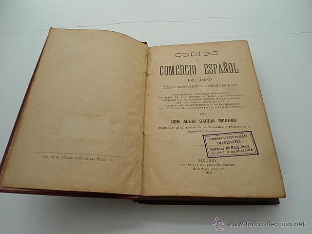 Código de comercio español.