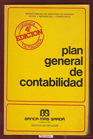 Plan Contable español.