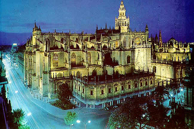 Construcción de la catedral gótica de Sevilla