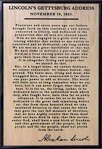 Gettysburg Address