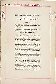 National Industrial Recovery act