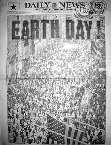 1970 - the first Earth Day