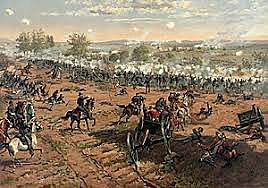 Battle at Gettysburg