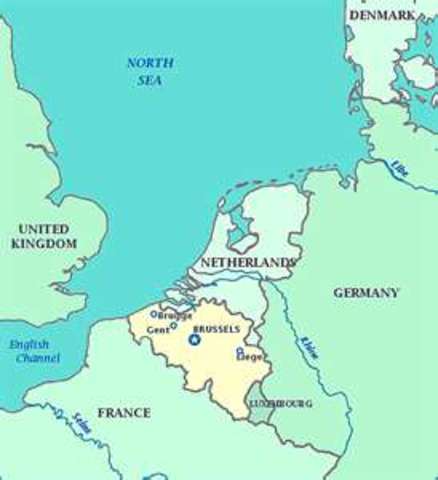 Defeat of the Netherlands, Belgium and Luxembourg by Germany