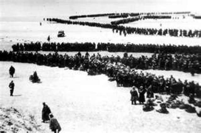 British and French defeat at Dunkirk
