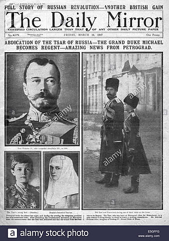 Abdication of Czar Nicholas