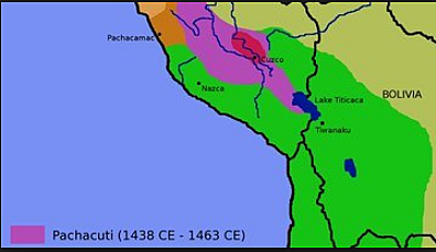 Pachacuti builds Inca Empire
