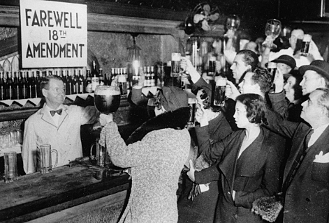 New Deal Programs: Repeal of Prohibition