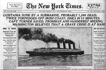 The Sinking of Lusitania