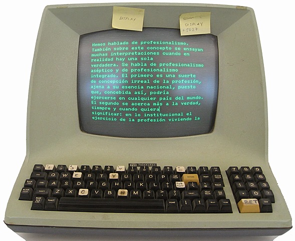 primer terminal gráfico