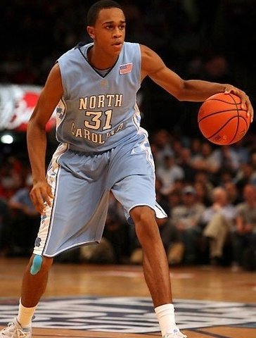 i went to my first UNC basketball game and met my favorite player, John Henson!